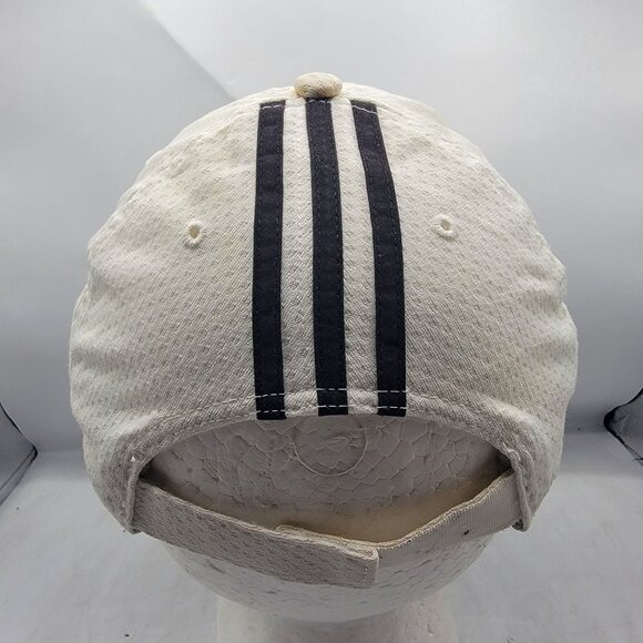 Adidas Unisex White Mesh Baseball Hat Cap Casual Outdoors Lightweight - Picture 3 of 10